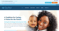 Desktop Screenshot of hamiltonhealthcenter.com